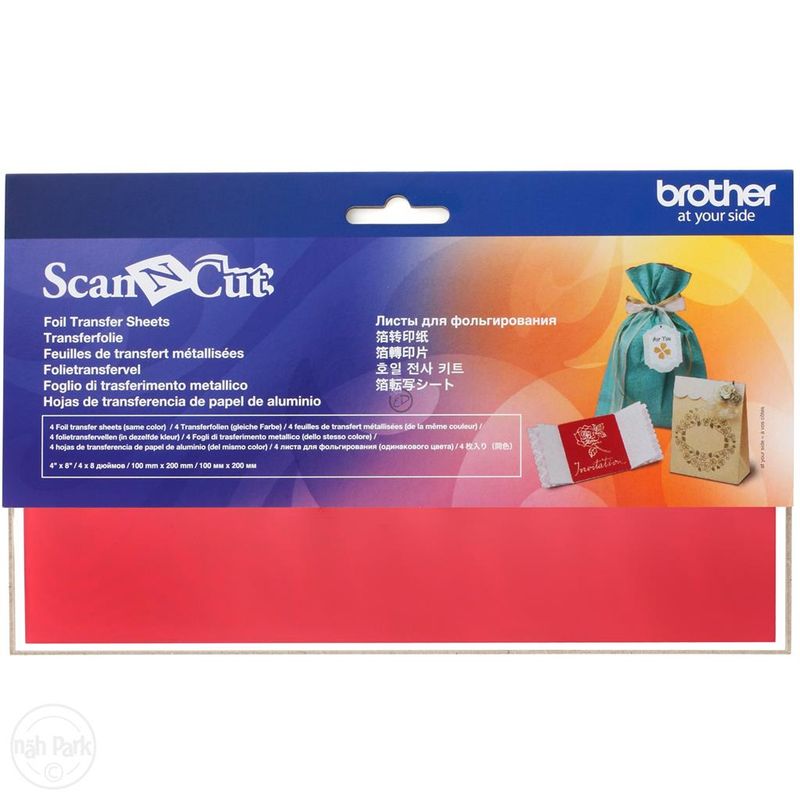 Brother Foil Transfer Sheets Red CAFTSRED1
