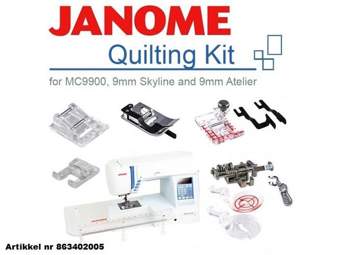 Hovedbilde Sybrett inkl. quiltesett til Janome Skyline