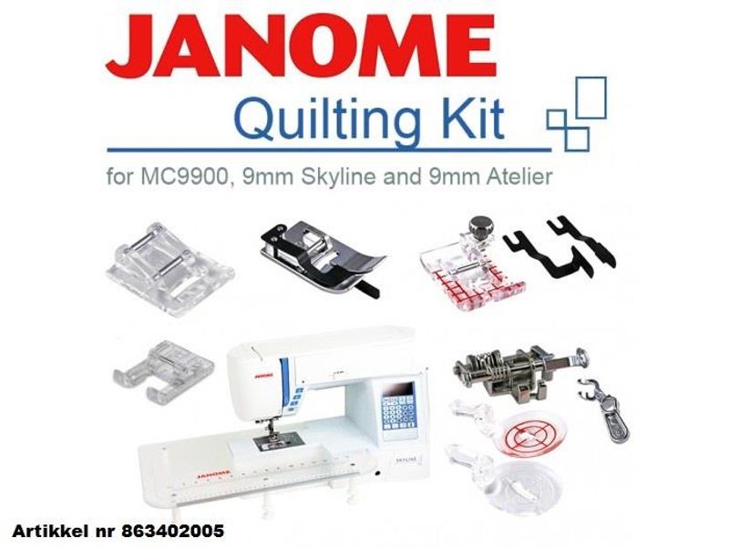 Sybrett inkl. quiltesett til Janome Skyline