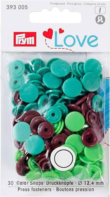 Hovedbilde Prym Love Color Snaps 12,4mm 30stk