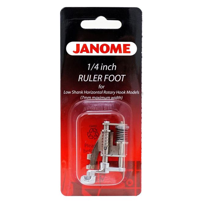 Hovedbilde Janome/Elna Trykkfot Linjalfot 1/4