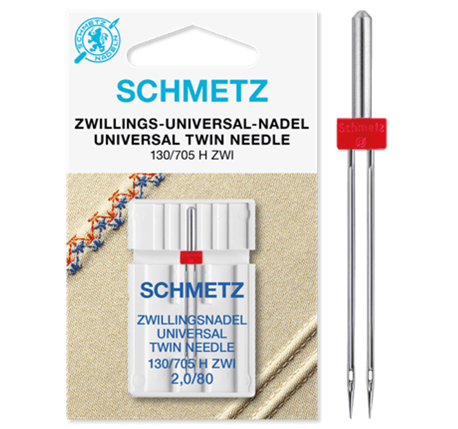 Hovedbilde Schmetz Tvillingnål Universal 2,0mm #80 1pk