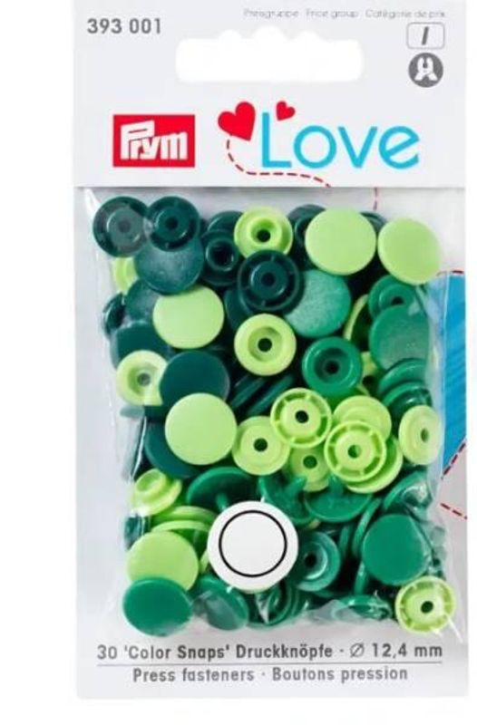 Prym Love Color Snaps 12,4mm 30stk