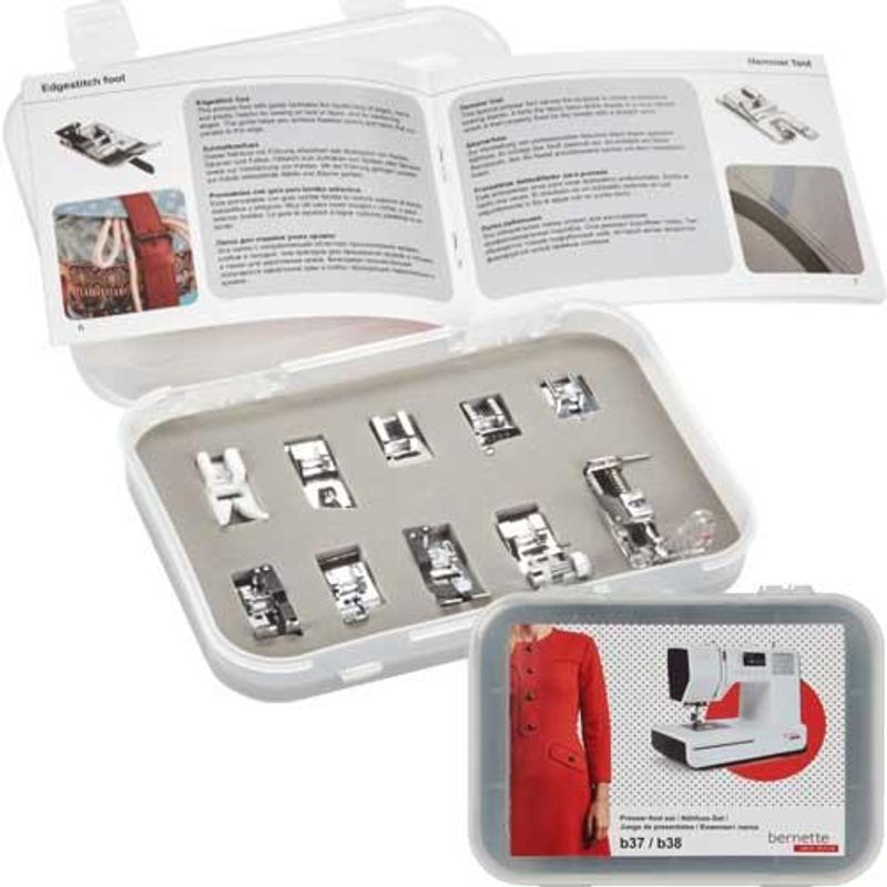 Bernina Bernette Trykkfotsett B37/B38