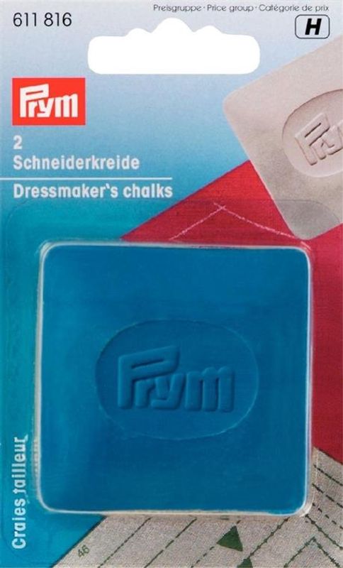 Prym Skredderkritt Gul/Blå 2stk