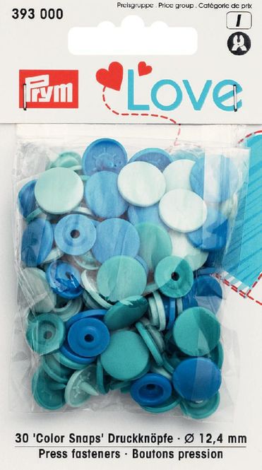 Hovedbilde Prym Love Color Snaps 12,4mm 30stk