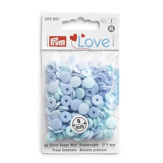 Hovedbilde Prym Love Color Snaps Mini 9mm 36stk