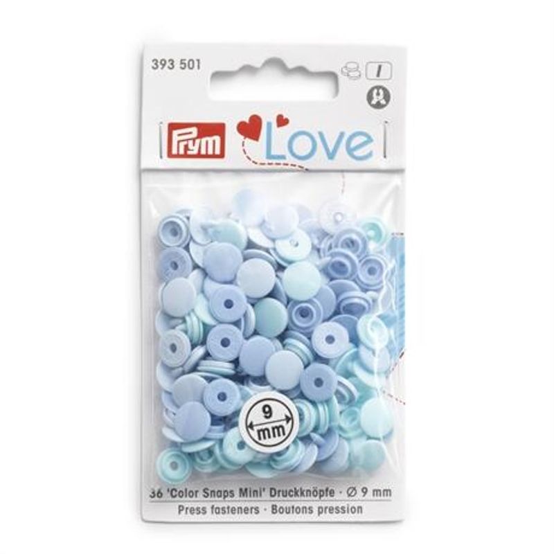 Prym Love Color Snaps Mini 9mm 36stk