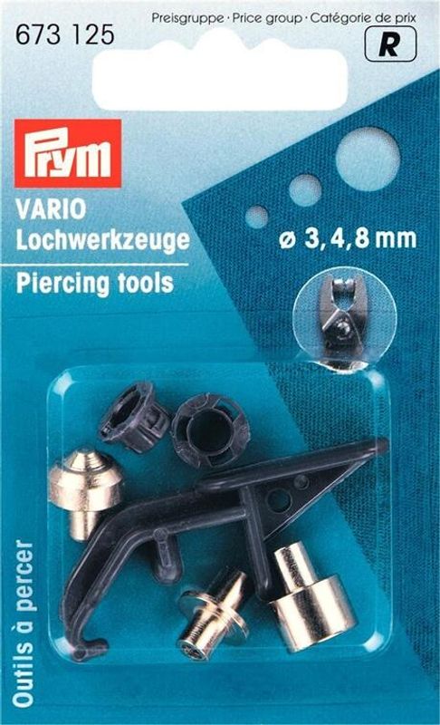 Prym Hullverktøy 3, 4 & 8mm