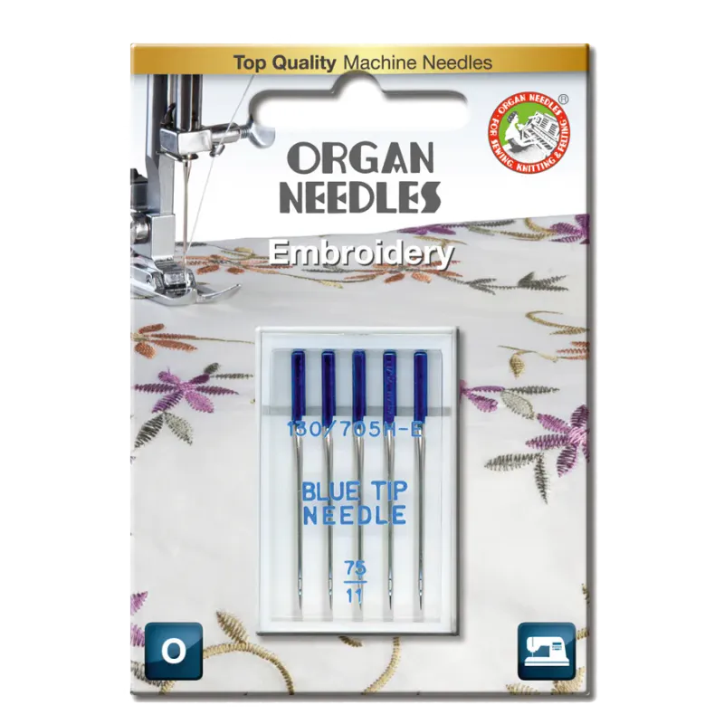 Organ Broderinål #75 5pk