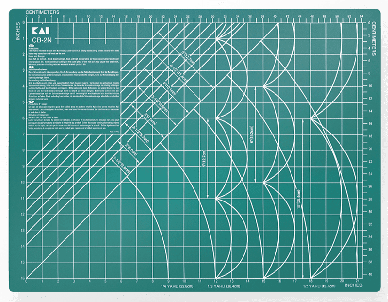 KAI Skjærematte 600x450x2mm