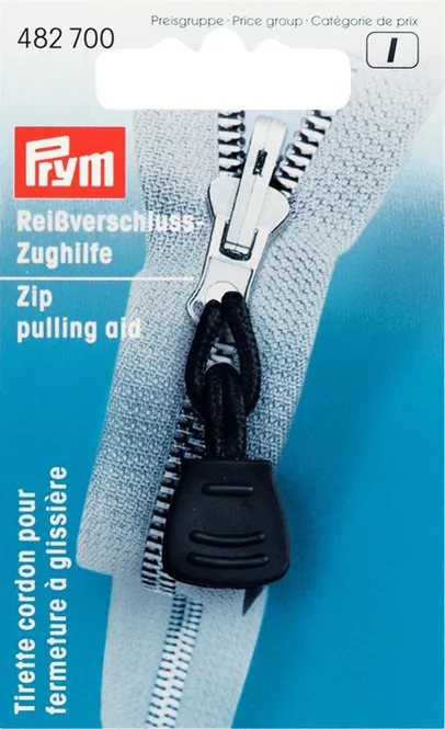 Hovedbilde Prym Glidelåstrekker 60mm svart