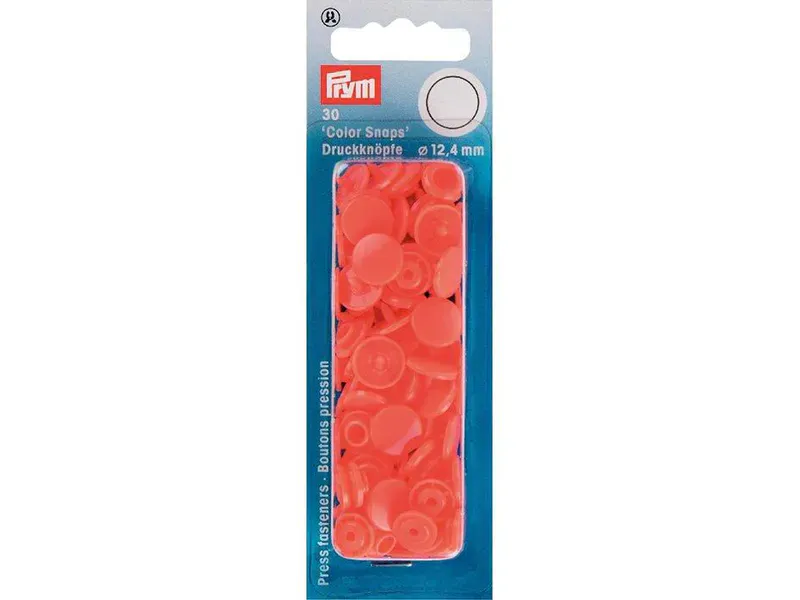 Prym Color Snaps Trykknapp 12,4mm 30 stk Runde