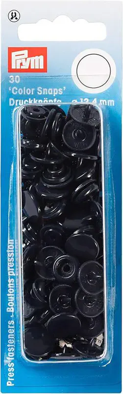 Prym Color Snaps Trykknapp 12,4mm 30 stk Runde